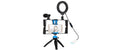 Pulus Vlogging Set 4 in 1 inkl. Ringlicht & Mikrofon