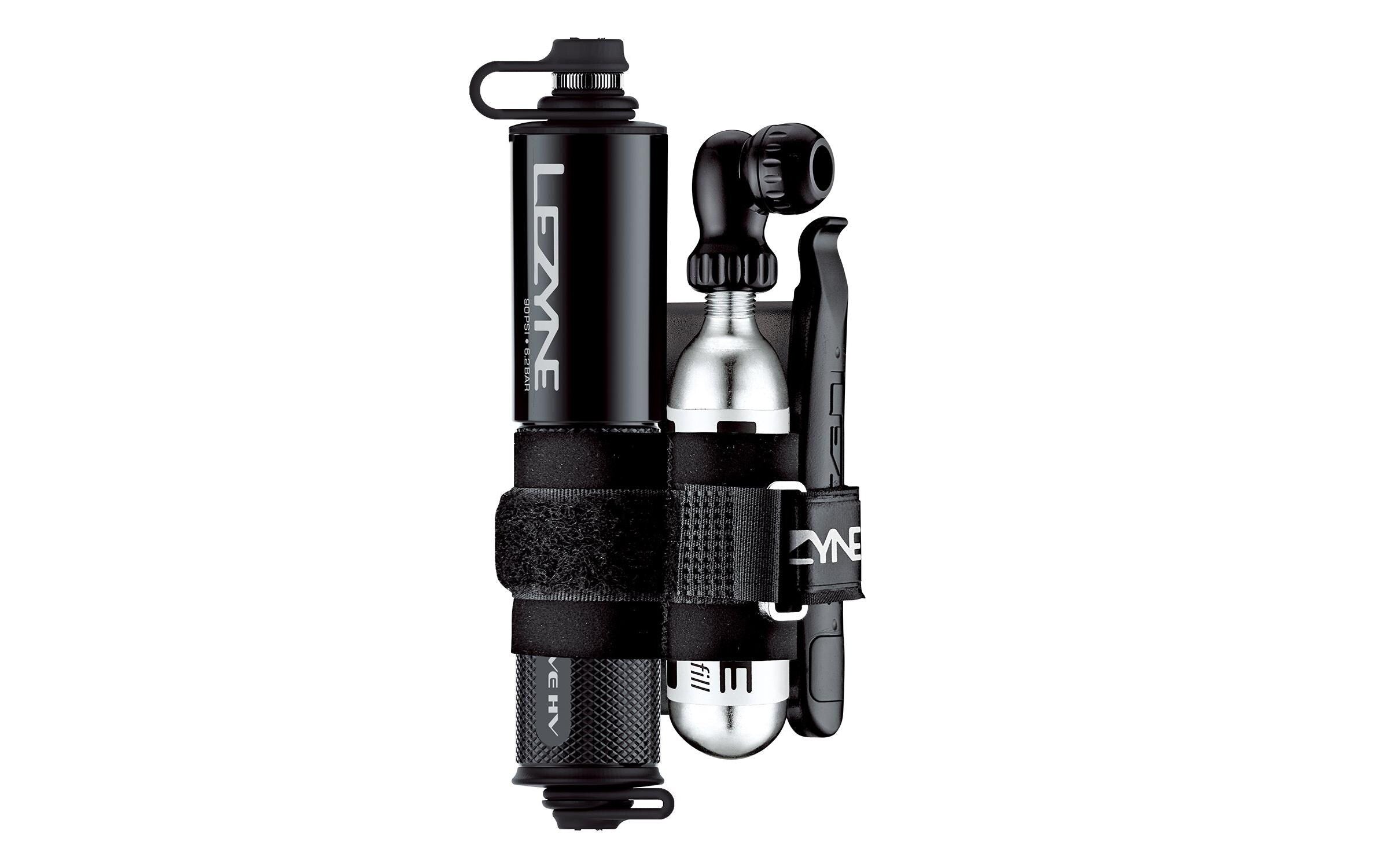LEZYNE Pocket Drive HV/Lever Kit Black, Twin Spped CO2