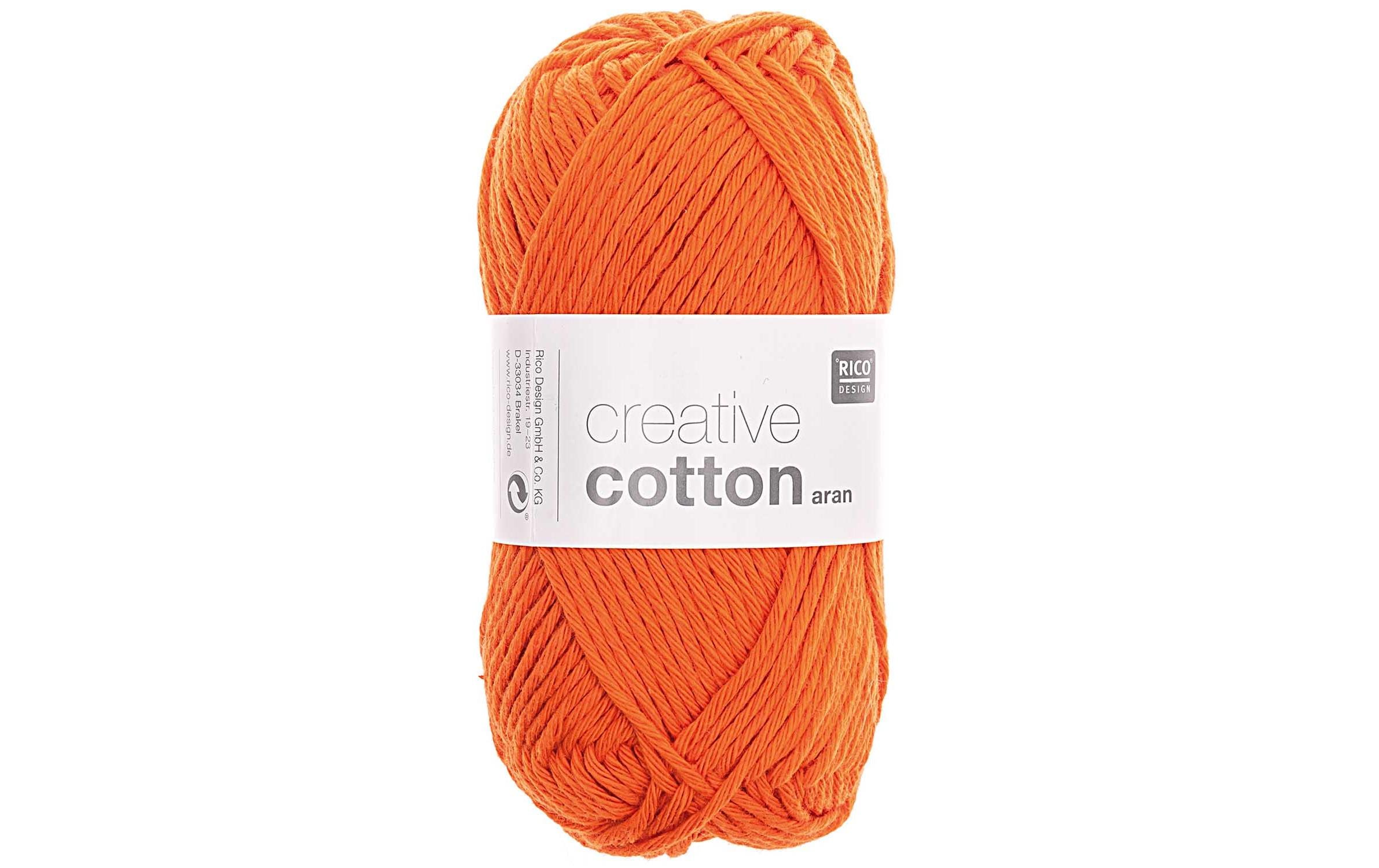 RICO Creative Cotton, orange 50 g, 85 m, 100 % CO