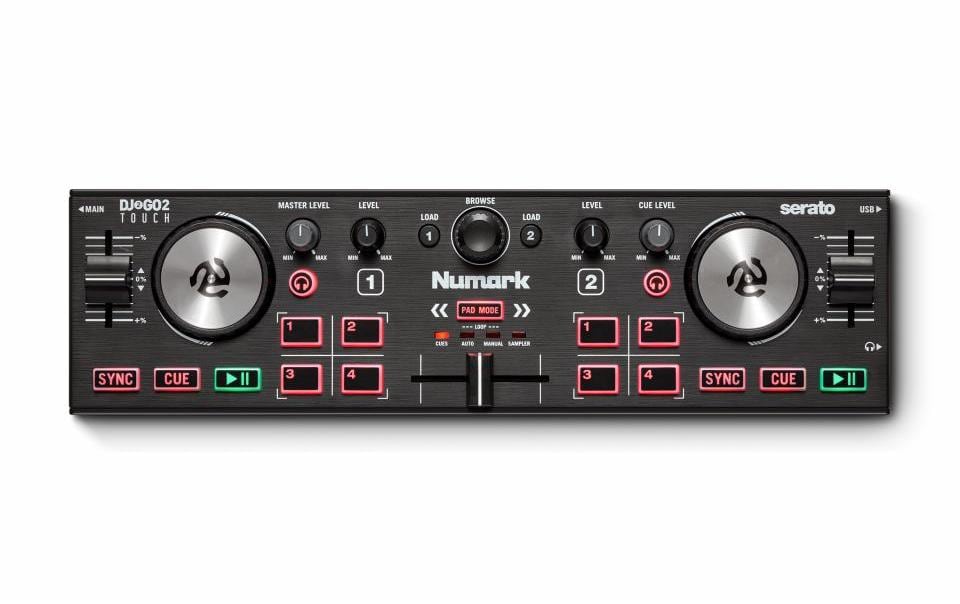 Numark DJ2GO2 Touch DJ Kontroller im Taschenformat