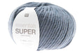 RICO Essentials Super Super Chunky rauchblau, 100 g, 90 m,  50 % WO, 50 % PAN