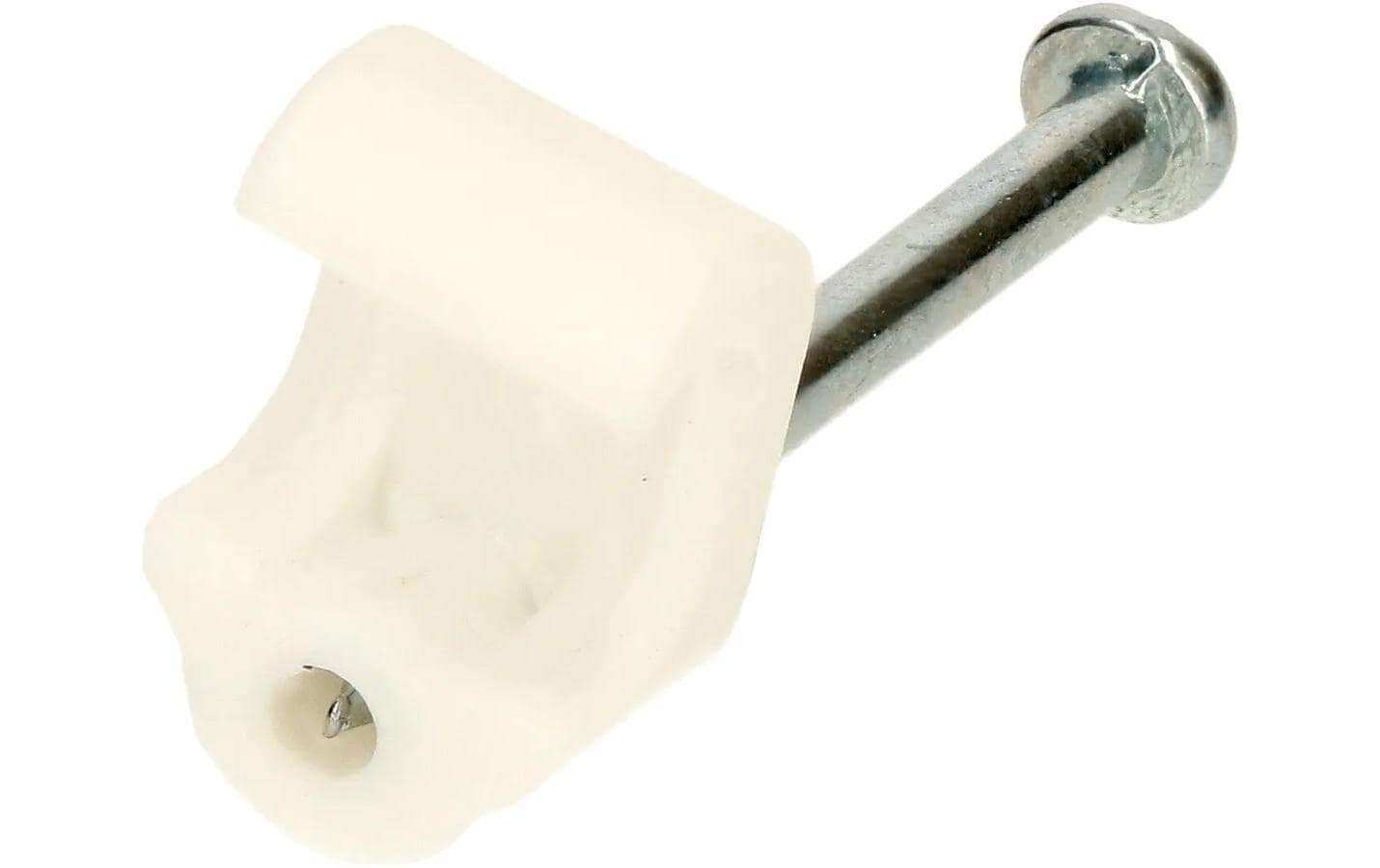 Nagelbride für Flachkabel 3-5mm, weiss 100er-Set
