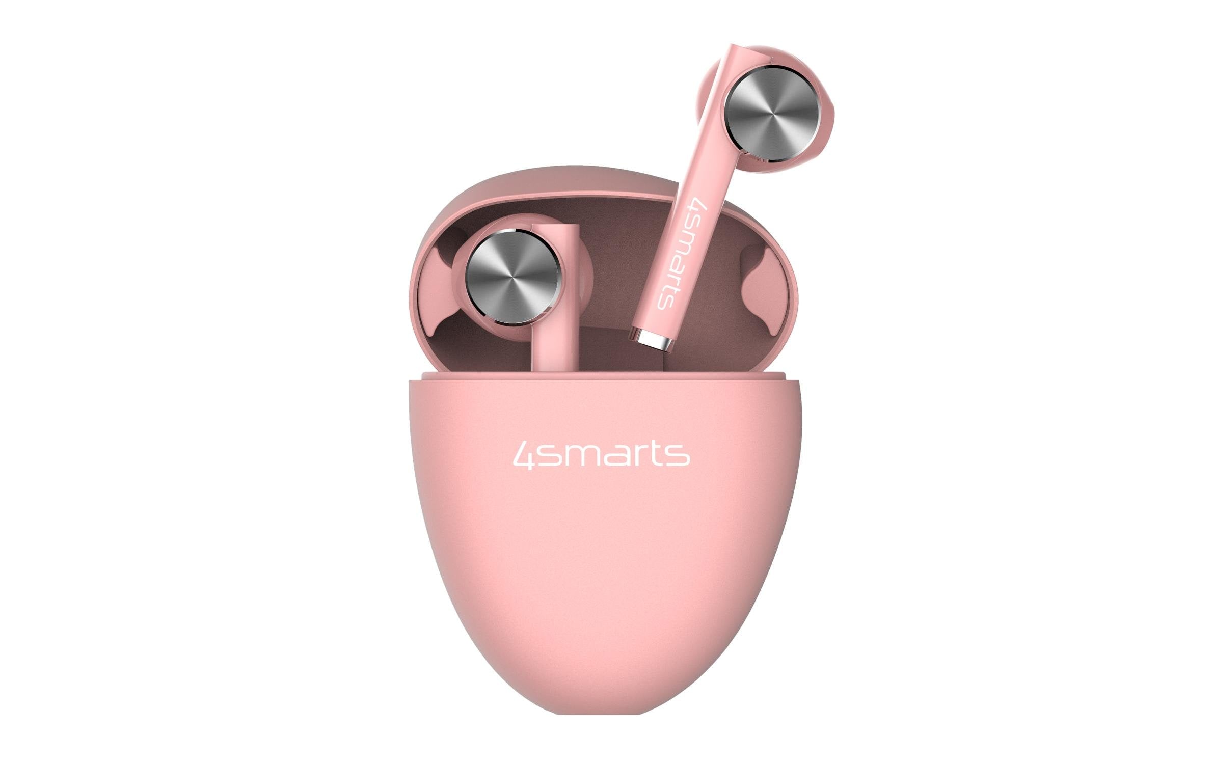 4smarts Pebble True Wireless In-Ear pink. BT 5.0. bis 16h Akku, Mic, touch