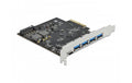 Delock PCIe 1x USB-Typ-C, 4x USB-A USB 3.2 Gen.2 (10 Gbps)