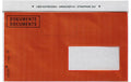 Antalis Dokumententaschen C6/5 "Dokumente" rot, Fenster rechts, 1000 Stück