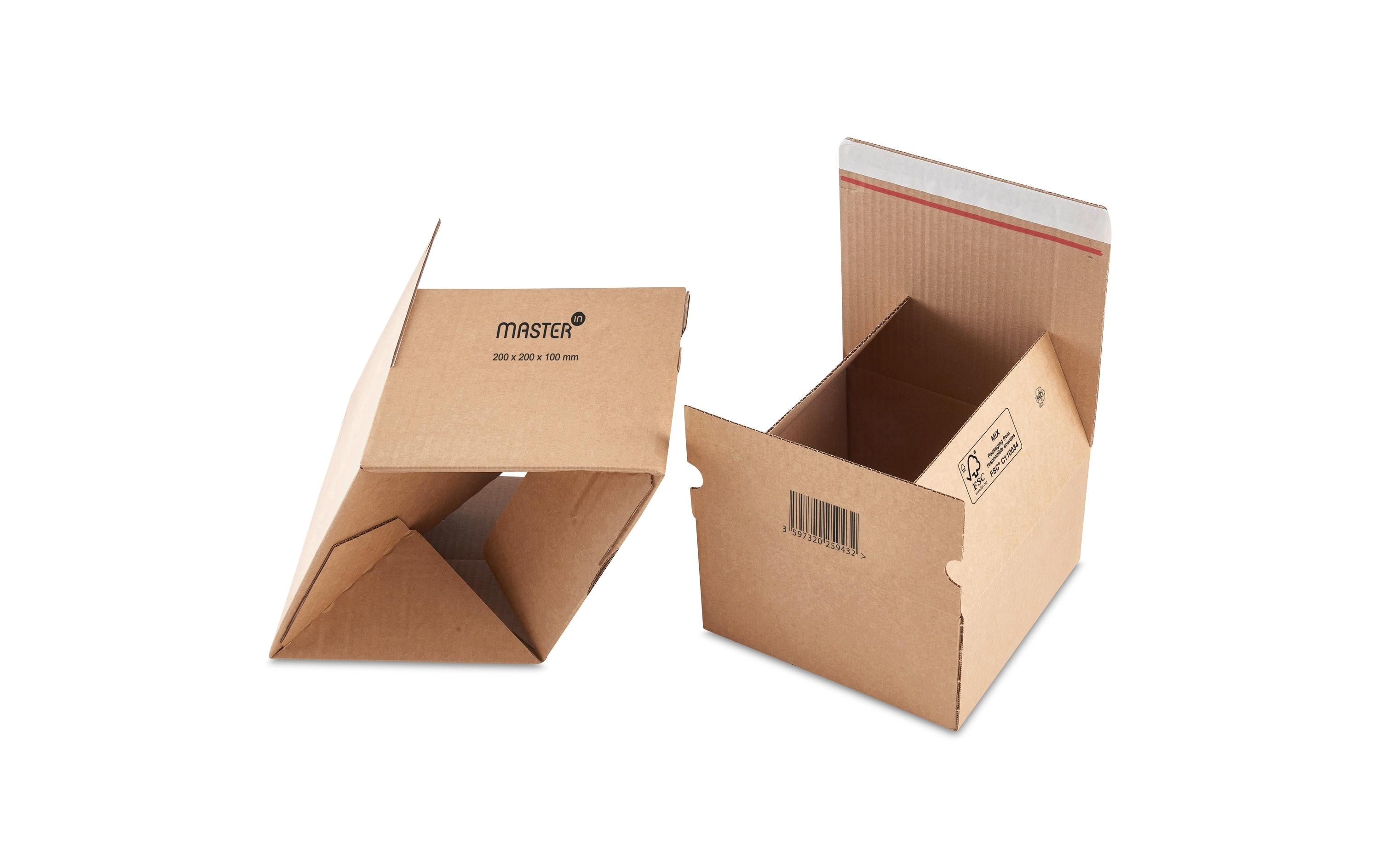 Antalis Versandkarton mit Automatikboden u. Selbstklebeverschluss,230x160x80 mm, 20 St