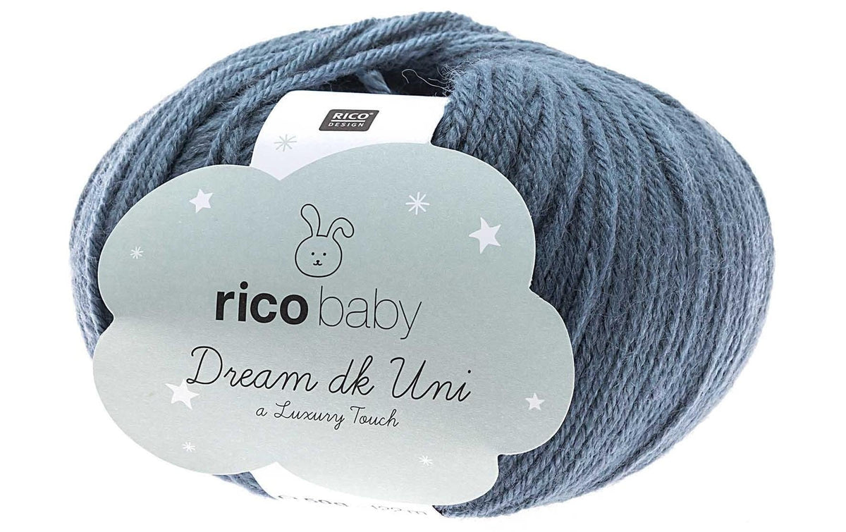 RICO Baby Dream DK Luxury touch Uni, patina, 50 g, 115 m, 50 % PA, 50 % PAN