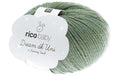 RICO Baby Dream DK Luxury touch Uni efeu, 50 g, 115 m, 50 % PA, 50 % PAN