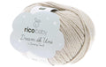RICO Baby Dream DK Luxury touch Uni silbergrau, 50 g, 115 m, 50 % PA, 50 % PAN