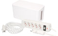 Max Hauri Kabelbox inkl. Steckerleiste 5xT13, 2m Kabel mit Schalter, 235x115x121mm