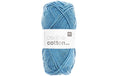 RICO Creative Cotton Aran, blau 50 g, 85 m, 100 % CO gaze