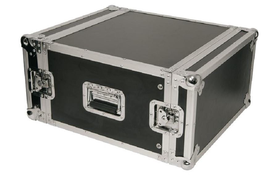 Power Dynamics PD-F6U 19" Flightcase, 6HE, schwarz