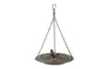 Esschert Design Vogeltränke hängend L 23,3 x B 23,3 x H 8 cm