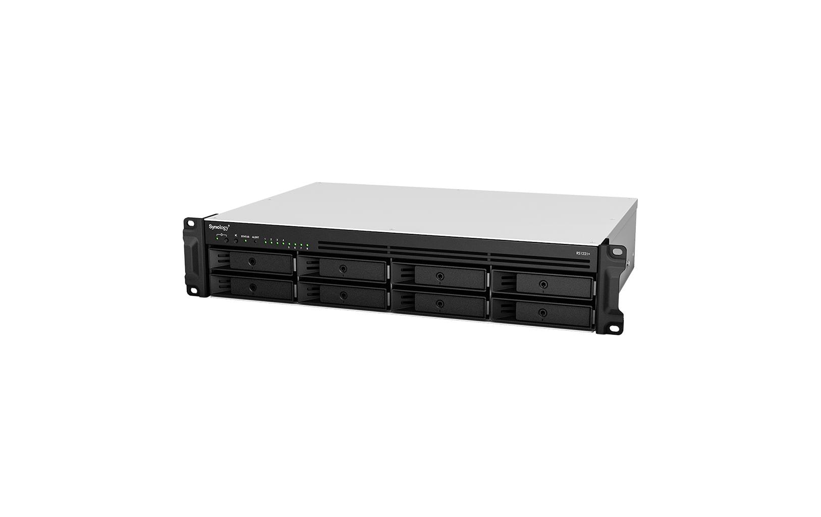 Synology RS1221+, 8-bay NAS AMD Ryzen V1500B quad-core 2.2GHz, 4GB RAM