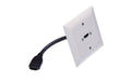 Feller EDIZIOdue UP HDMI Anschlussdose 1x HDMI Durchführung mit Kabel