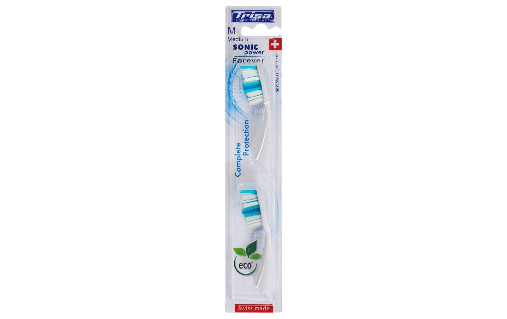 Trisa Ersatzbürste zu Complete Protection m 2 Stk., Sonicpower 2. Generation