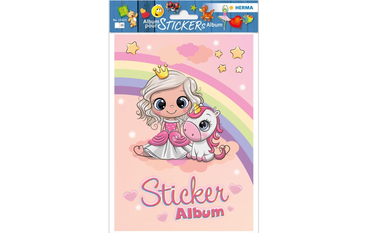 Herma Stickeralbum A5 Prinzessin Sweetie 16 silikonisierte Blankoseiten