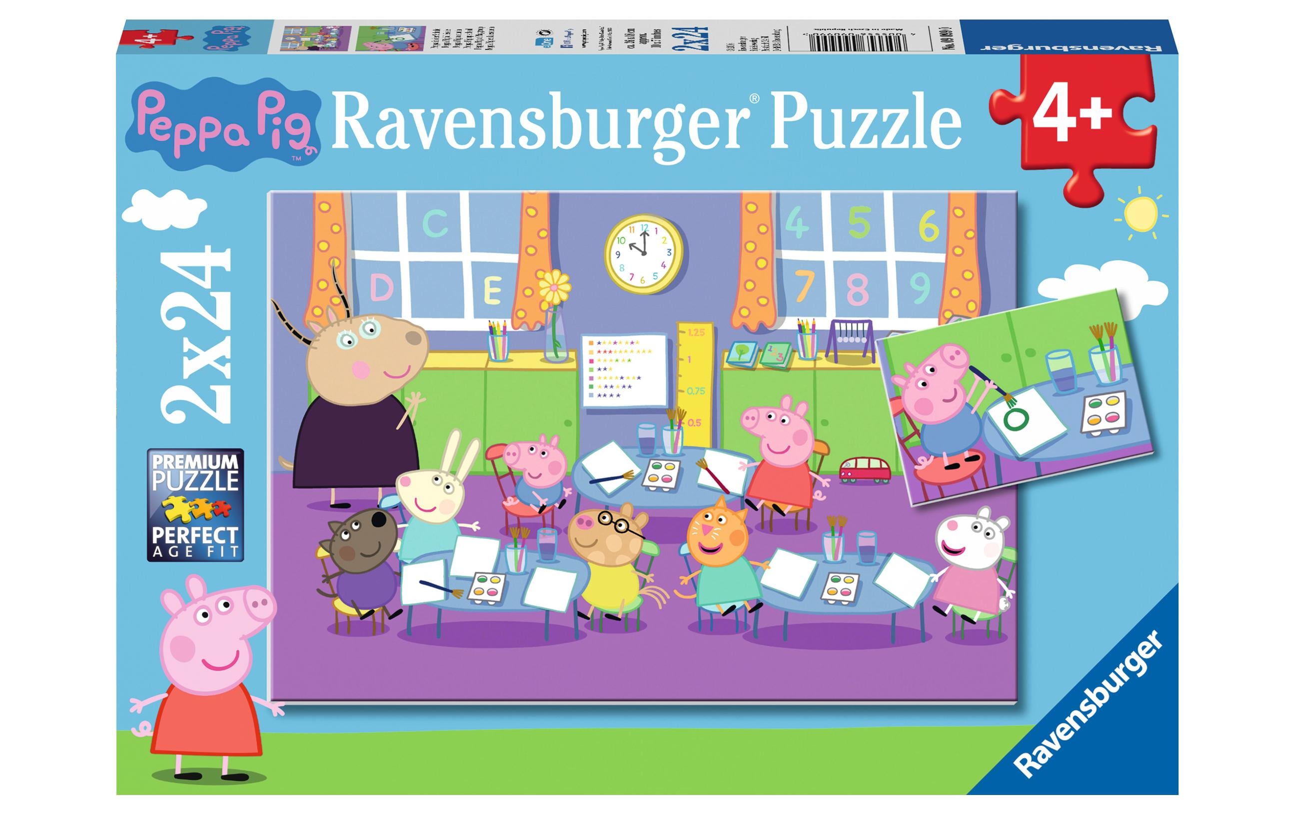 Puzzle PP: Peppa Pig in der Schule 2 X 24 Teile, Alter: 4+