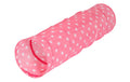 Spieltunnel Pink white stars