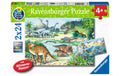 Puzzle Saurier und ihre Lebensräume 2 X 24 Teile, Alter: 4+