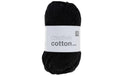 RICO Creative Cotton, schwarz 50 g, 85 m, 100 % CO