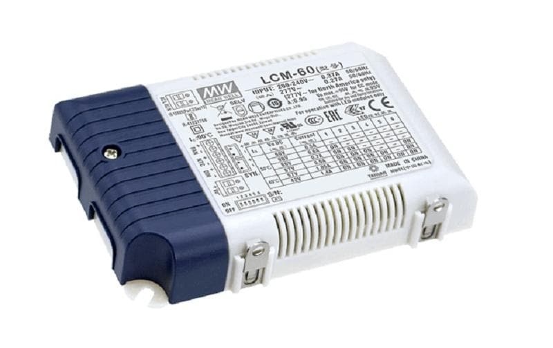 Mean Well LED- Treiber Netzgerät 60W, 500mA bis 1400mA, 3in1 dimmbar