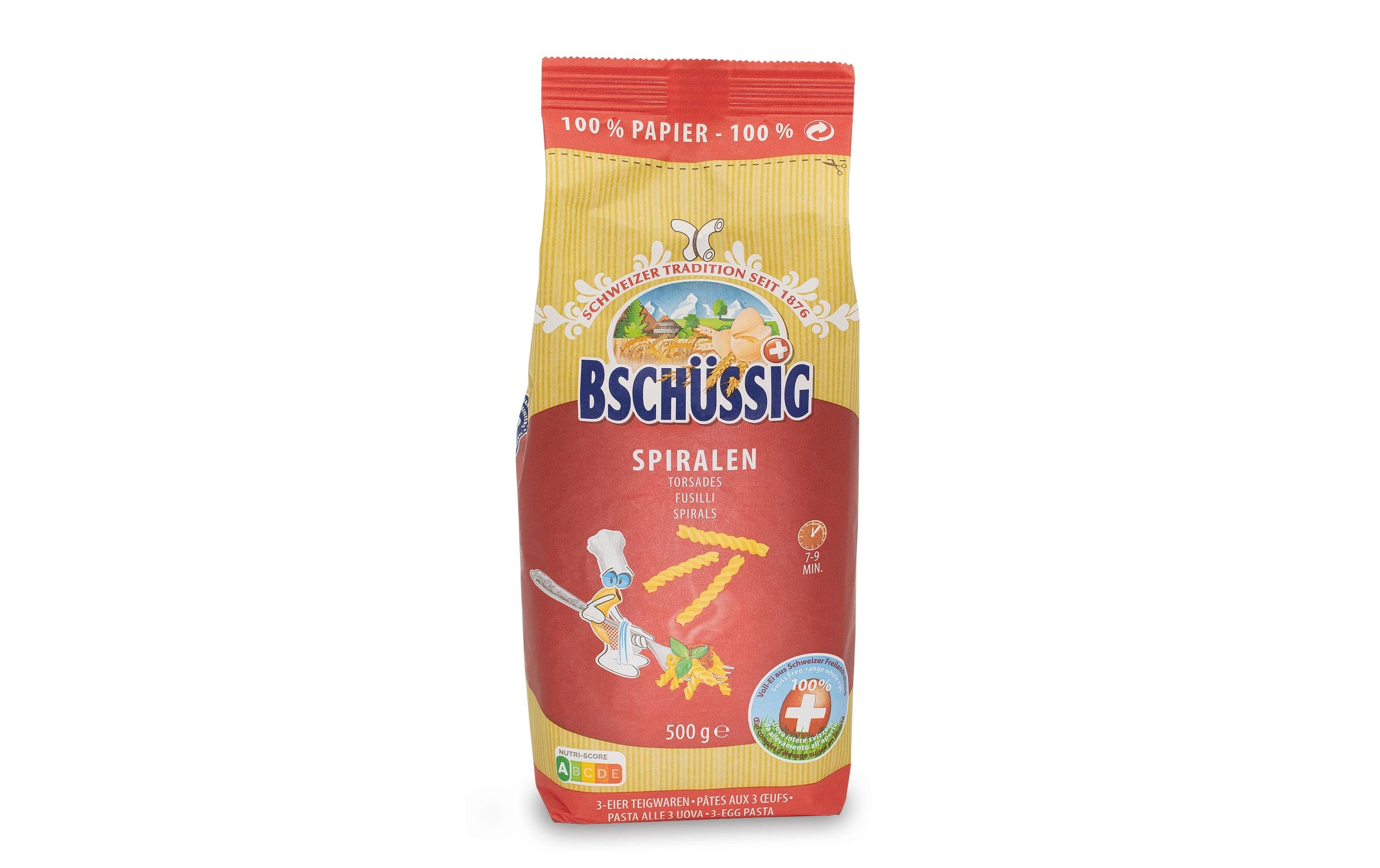 BSCHÜSSIG Spiralen 500g