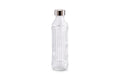 Zeller Present Glaskaraffe mit Inoxdeckel 500ml, H24cm ø7cm