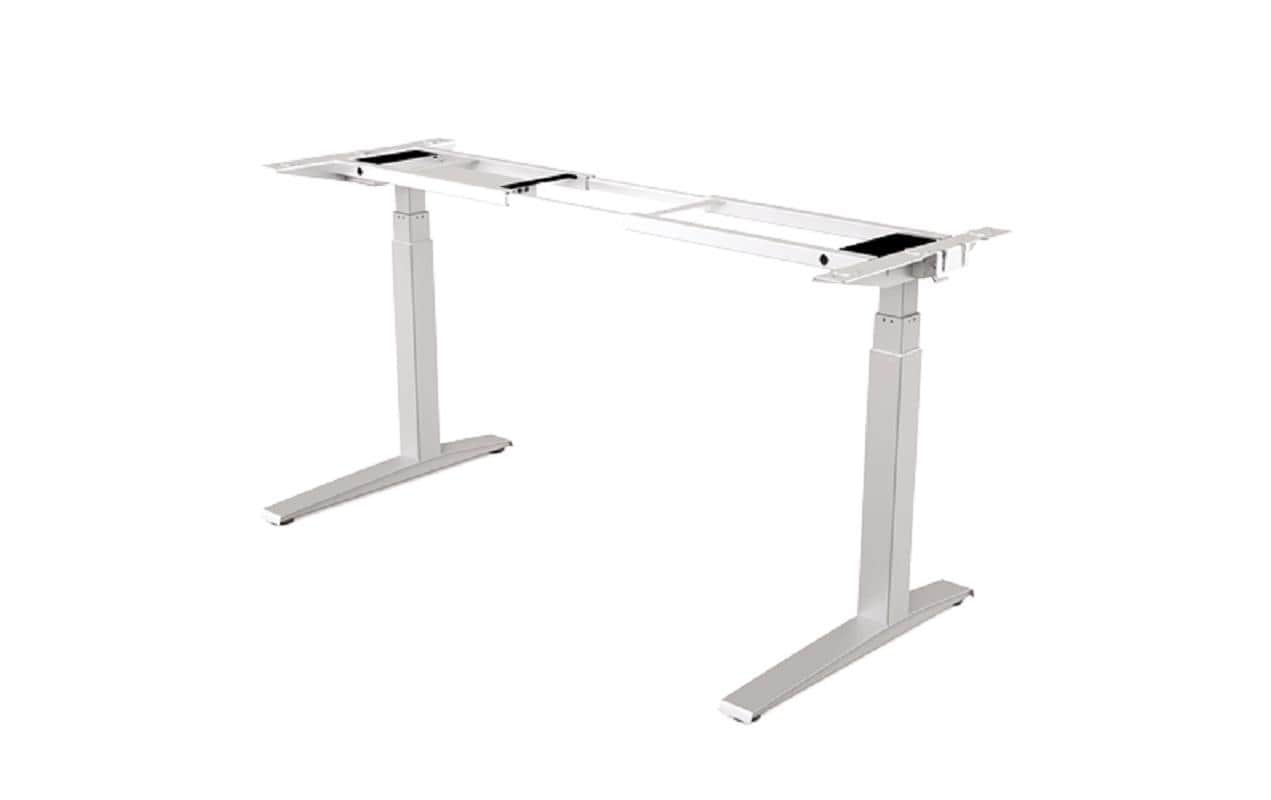 Fellowes Levado Tischgestell höhenverstellbar, silber, ohne Tischplatte