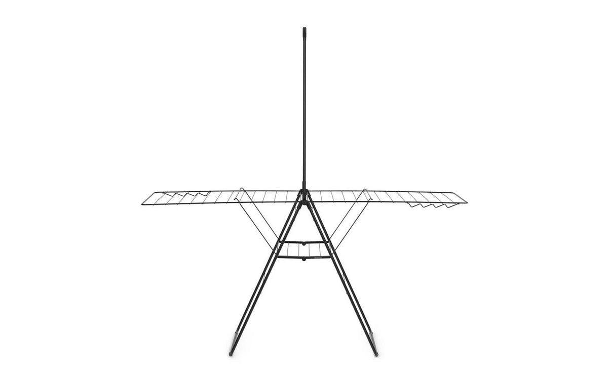 Brabantia Standtrockner HangOn mit Stange 25 m, Schwarz