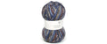 RICO  Sockenwolle , 4-fädig, braun blau 100 g, 420 m, 50 % WV, 25 % PA, 25 % VI