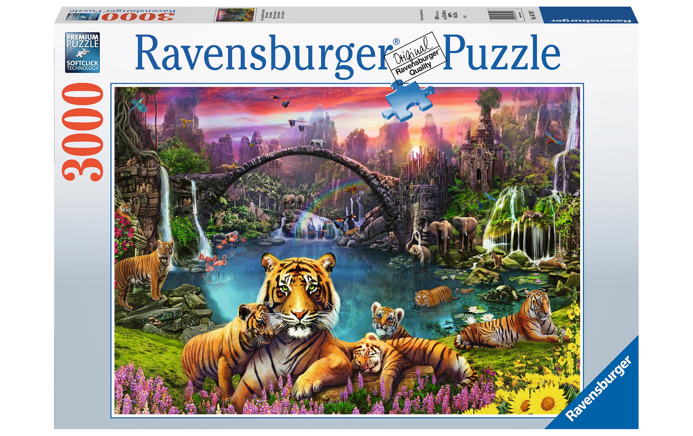 Puzzle Tiger in paradies.Lagune 3000 Teile, Alter: 14+