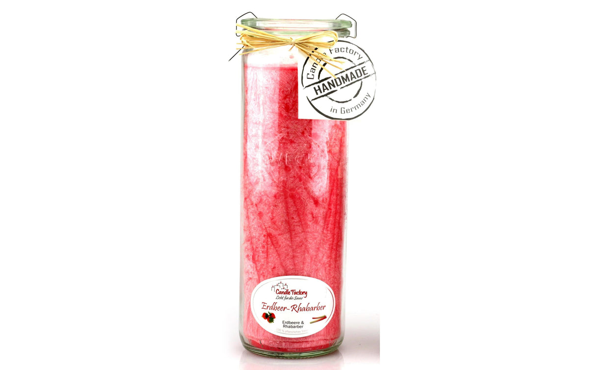 Candle Factory Big Jumbo Erdbeer-Rhabarber Brenndauer ca. 100 Stunden