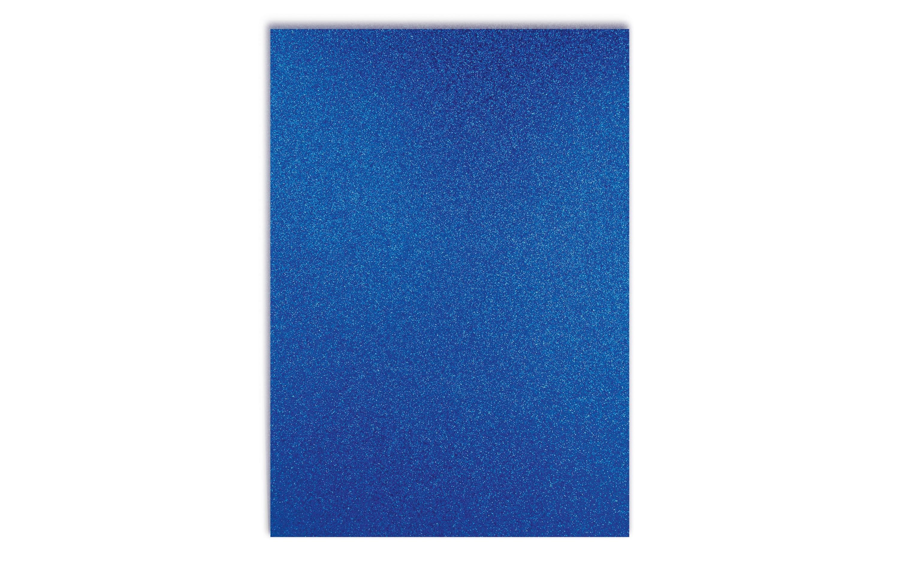 Ursus Glitterkarton A4 Blau 10 Blatt à 300g/m2, A4