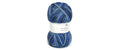 RICO  Sockenwolle , 4-fädig, Blau 100 g, 420 m, 50 % WV, 25 % PA, 25 % VI