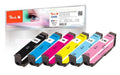 Peach Tinte Epson T2438, No 24XL Multi 6x11 ml, bk, c, m, y, lc, lm