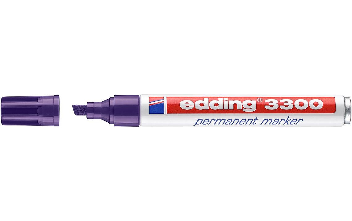 Edding Permanentmarker 3300 violette, 1-5mm Stichbreite, 1 Stück