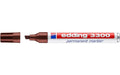 Edding Permanentmarker 3300 braun, 1-5mm Stichbreite, 1 Stück