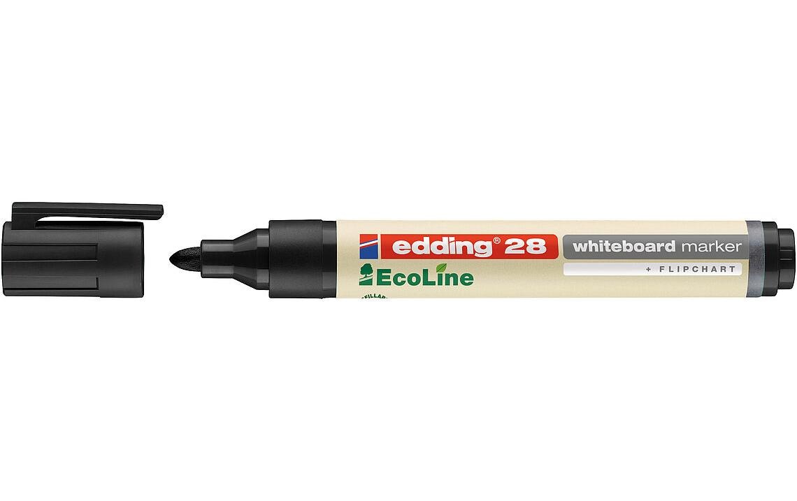Edding Whiteboardmarker Ecoline 28 schwarz, 1 Stück
