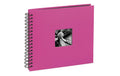 Hama Spiral-Album "Fine Art" 36x32cm, 50 schwarze Seiten, Pink