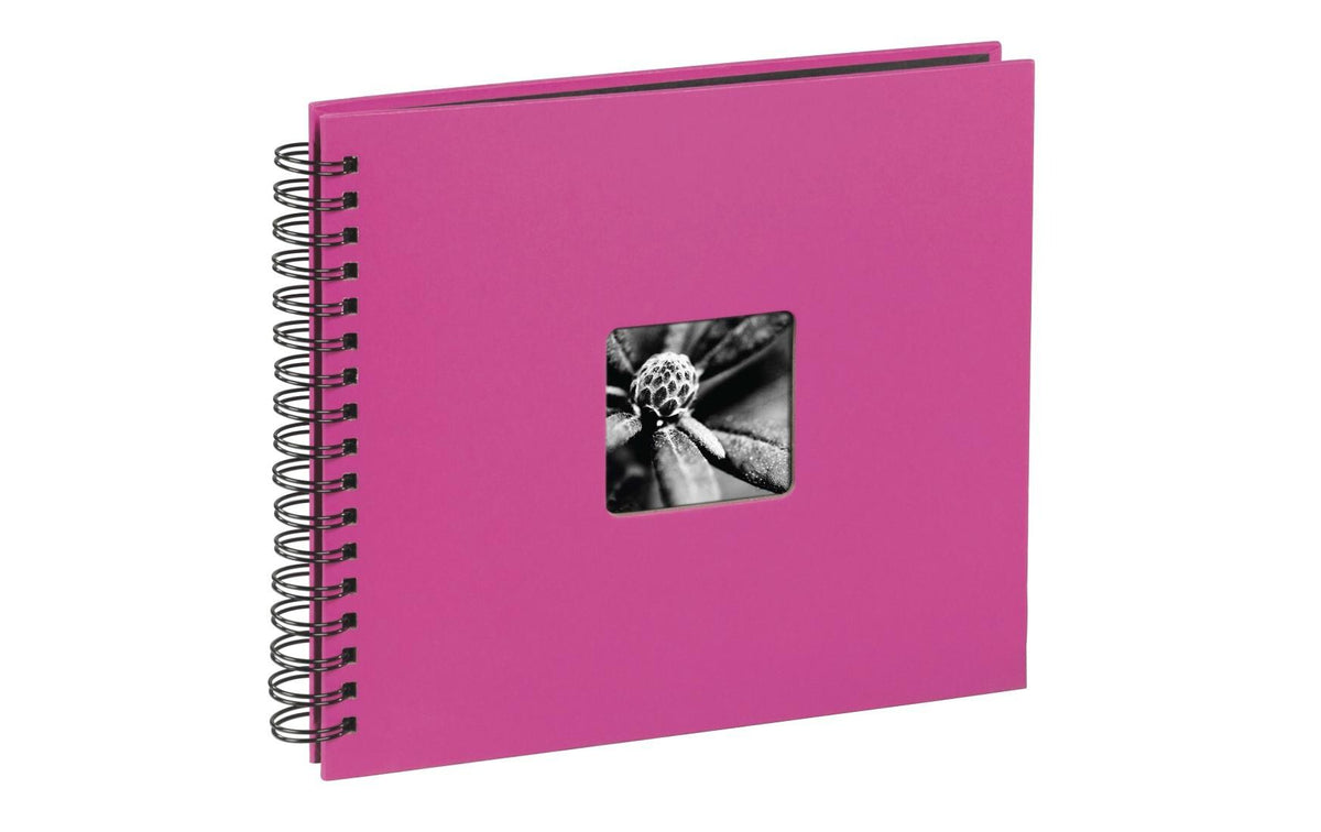 Hama Spiral-Album "Fine Art" 36x32cm, 50 schwarze Seiten, Pink