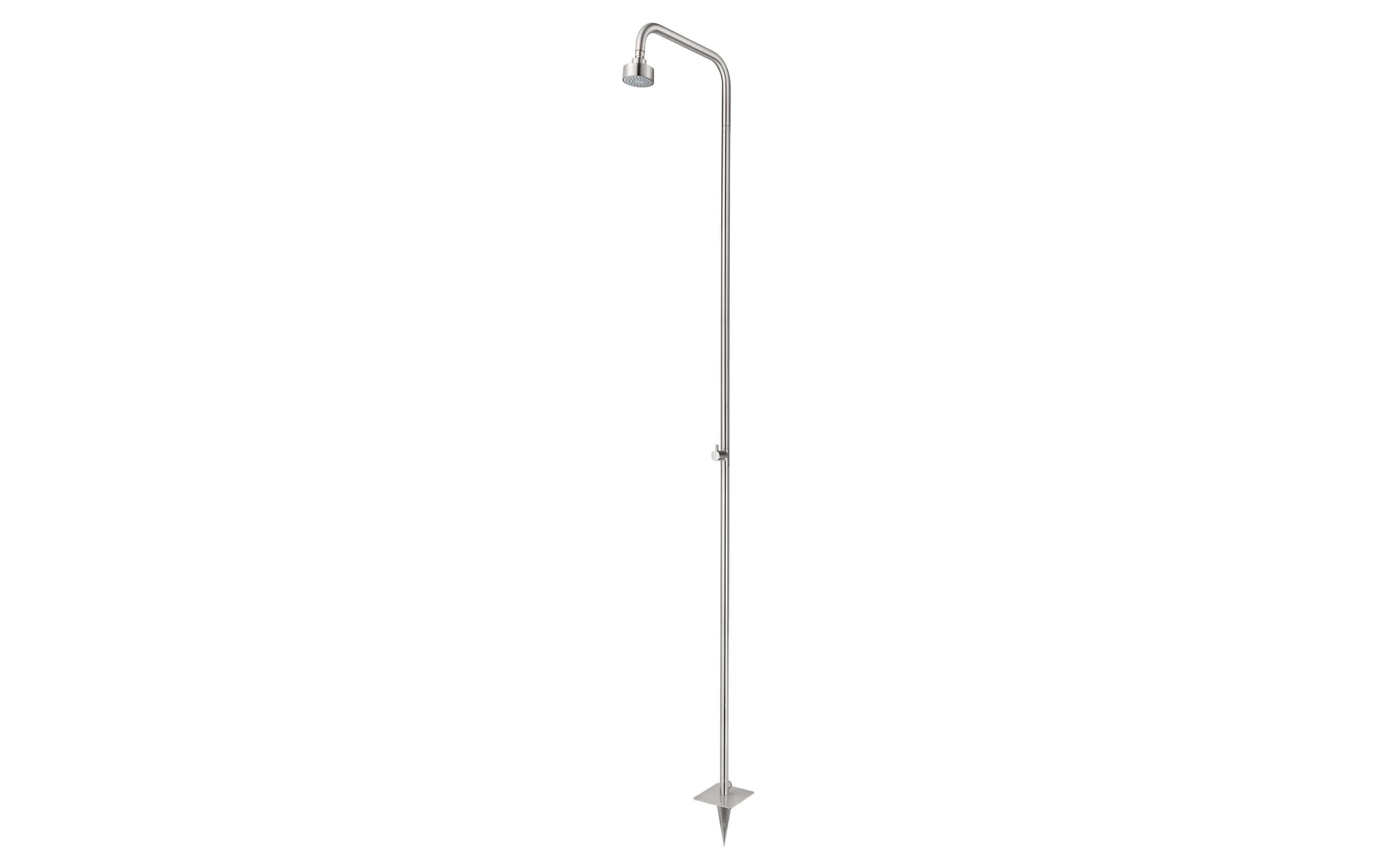 Diaqua Gartendusche Edelstahl 210 CM / 38 CM / Ø 80 mm