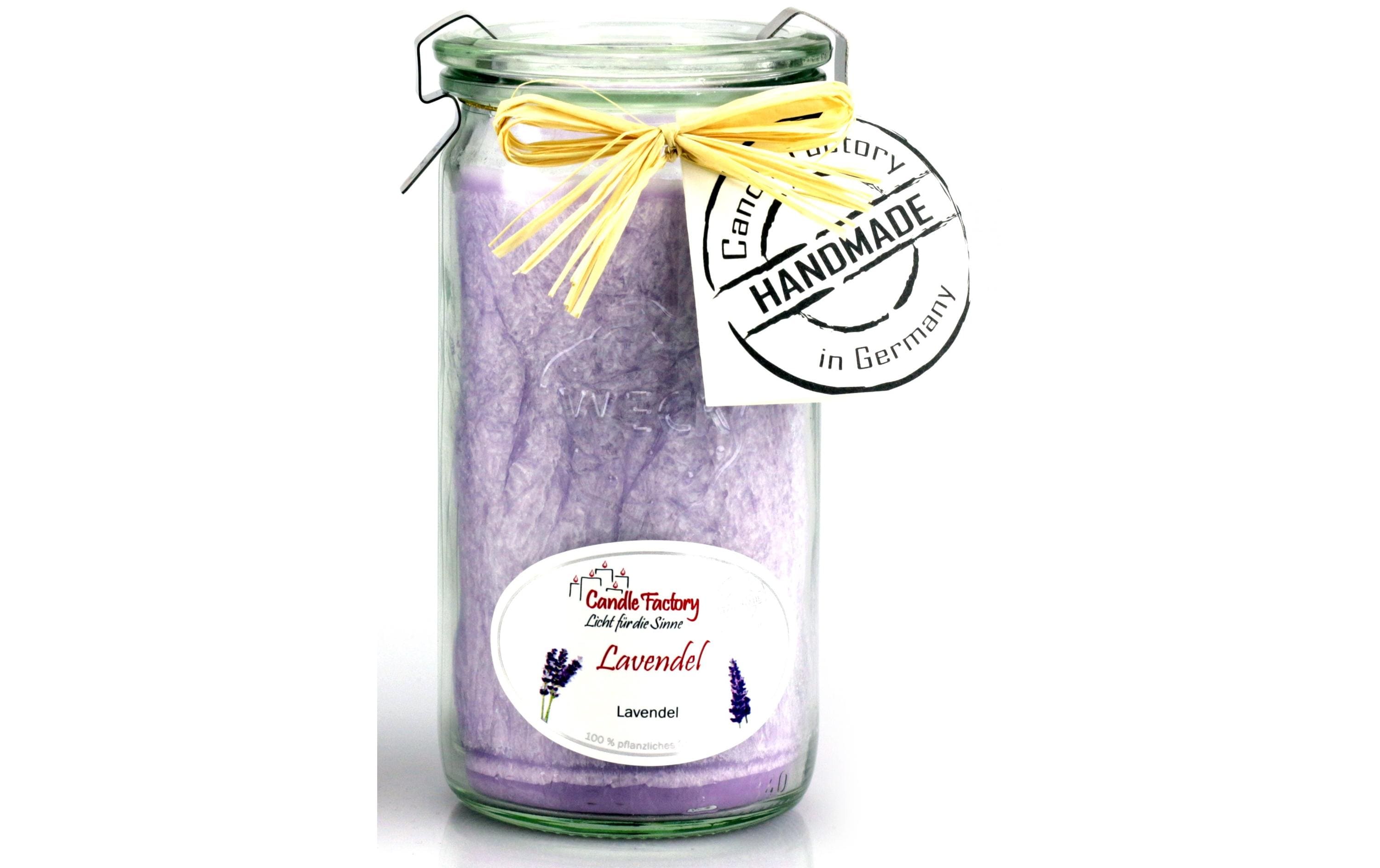 Candle Factory Mini Jumbo Lavendel Brenndauer ca. 70 Stunden