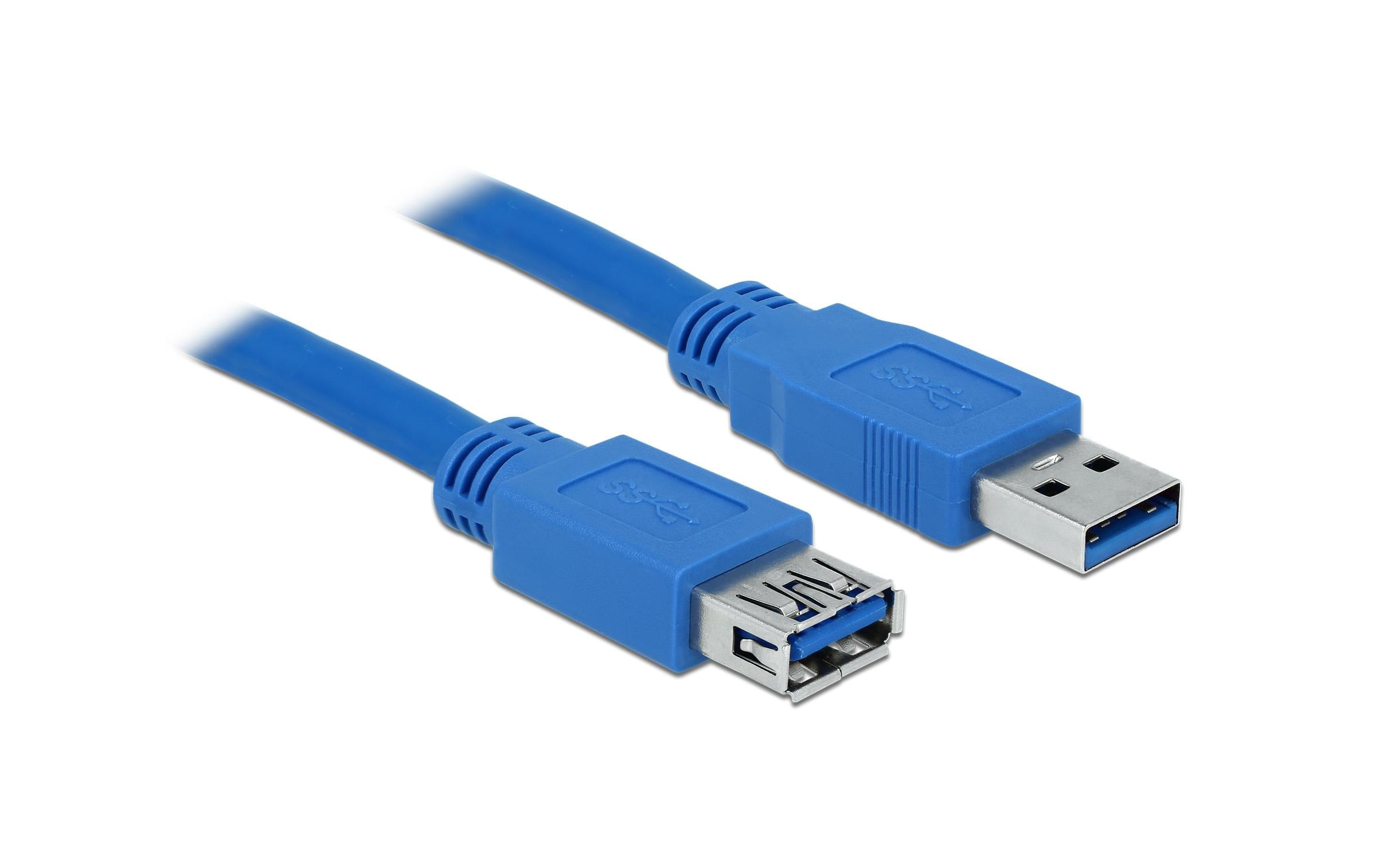 USB3.0 Kabel, 2.0m, A-A, Blau, Verlängerung für USB3.0 Geräte, bis 5Gbps