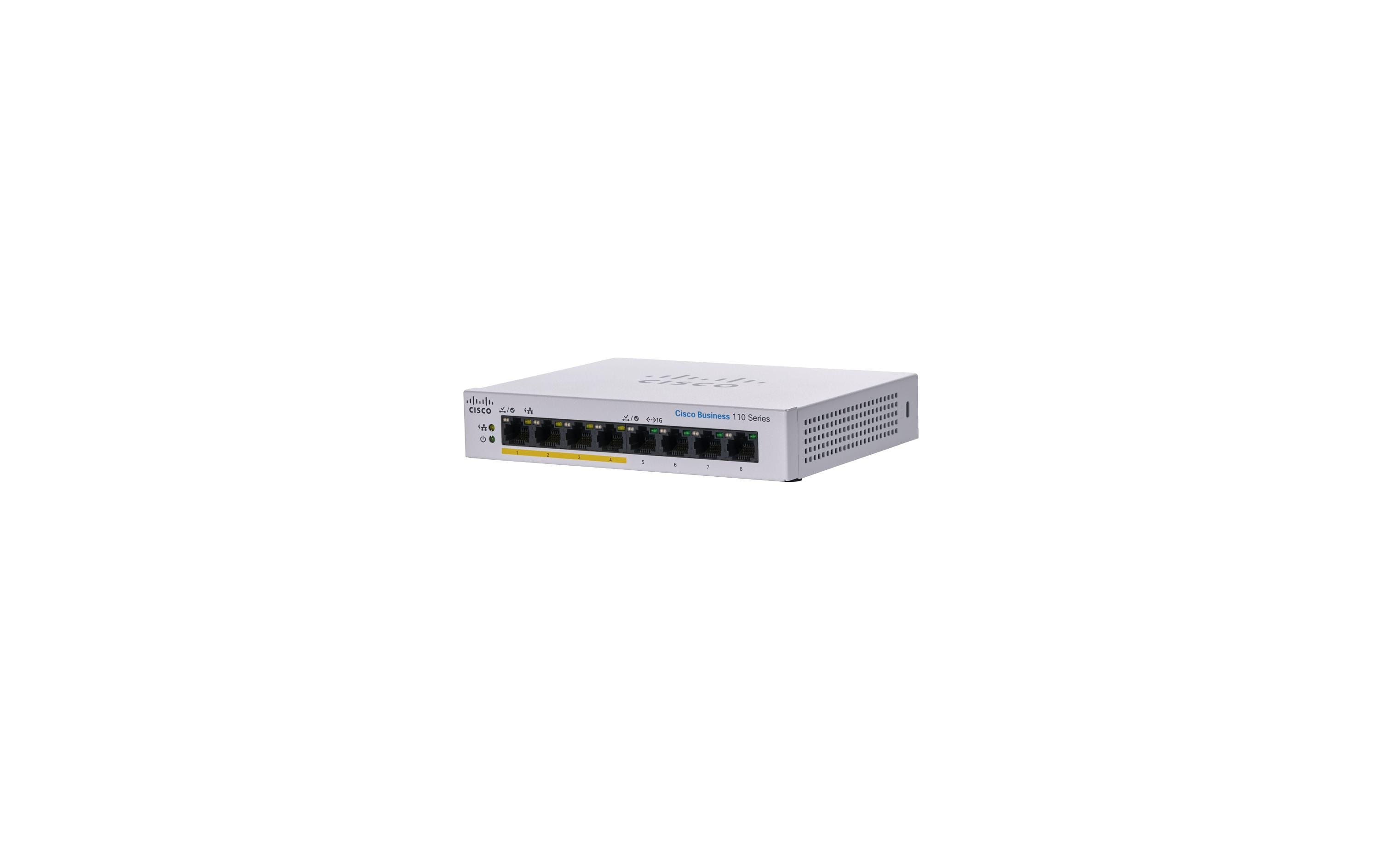 Cisco CBS110-8PP: 8 Port Switch