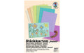 URSUS Stickkarton Pastell 23 x 33 cm, 10 Blatt in 10 Farben