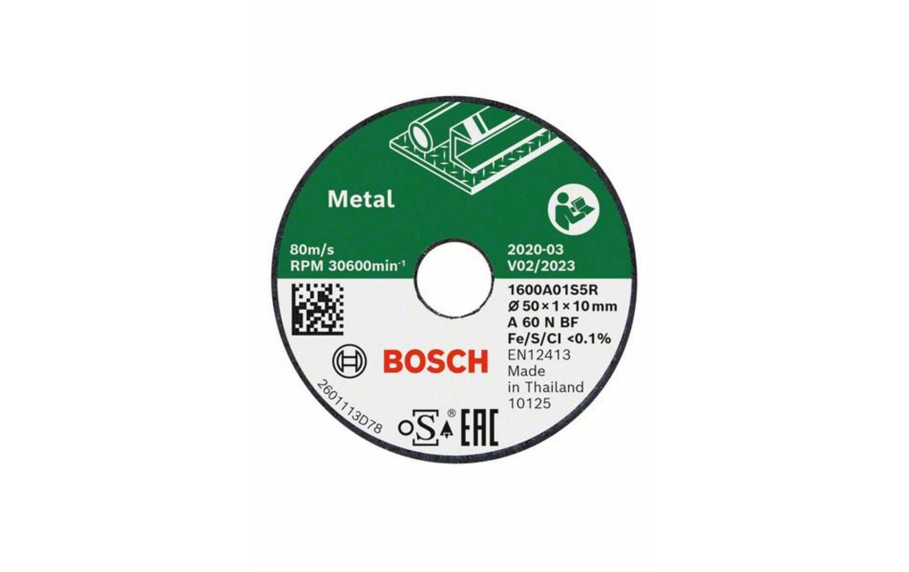 Bosch Trennschleifscheibe Metall 50x1x10mm