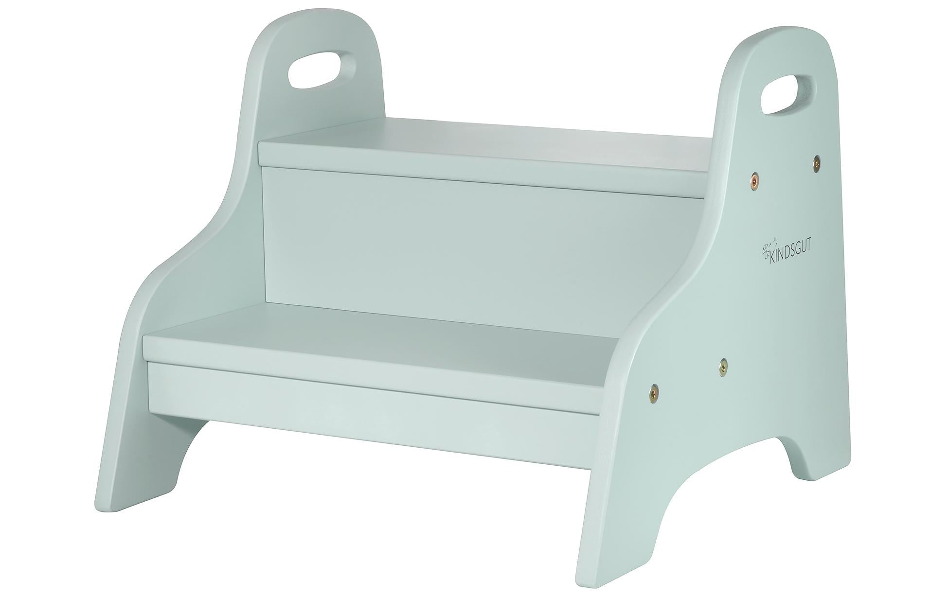 Kindsgut Holztritt aquamarin