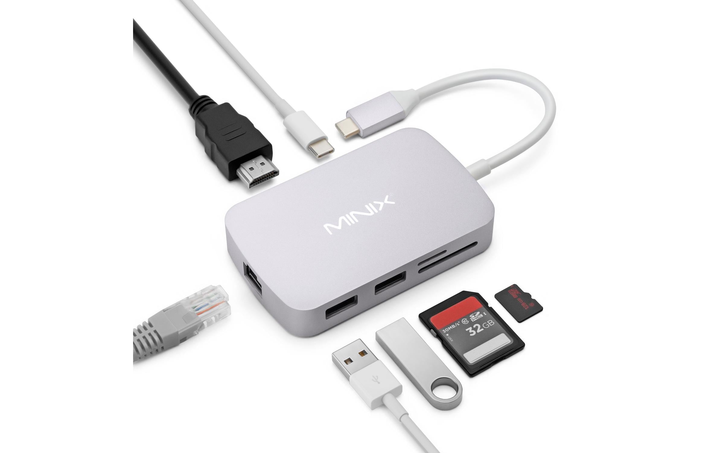 Minix NEO C-GGR, Multiport Adapter
