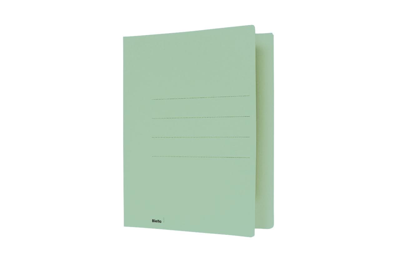Biella Einlagemappe A4 240 gm² 100 Stück, Grün, für 90 Blatt